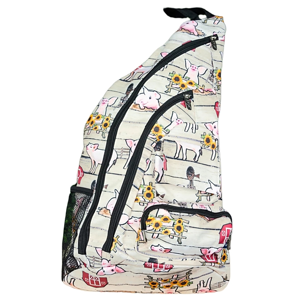 PIGGY XL CANVAS SLING BAG